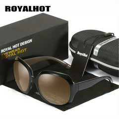 Royal Oval Resin Polarized Sunglasses Uv400 Glasses