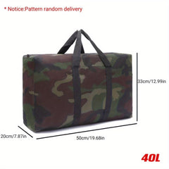 Camouflage Foldable Duffle Bag Large Capacity Lightweight Portable