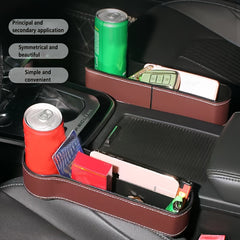 1pc Car Slot Box Car Seat Gap Storage Box Car Built in Box Seat Slot