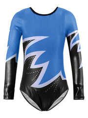 Girls Slim Long Sleeve Ballet Leotard for Dance