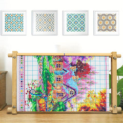 Beech Wood Tapestry Scroll Embroidery Frame Quilting Stitching Frame