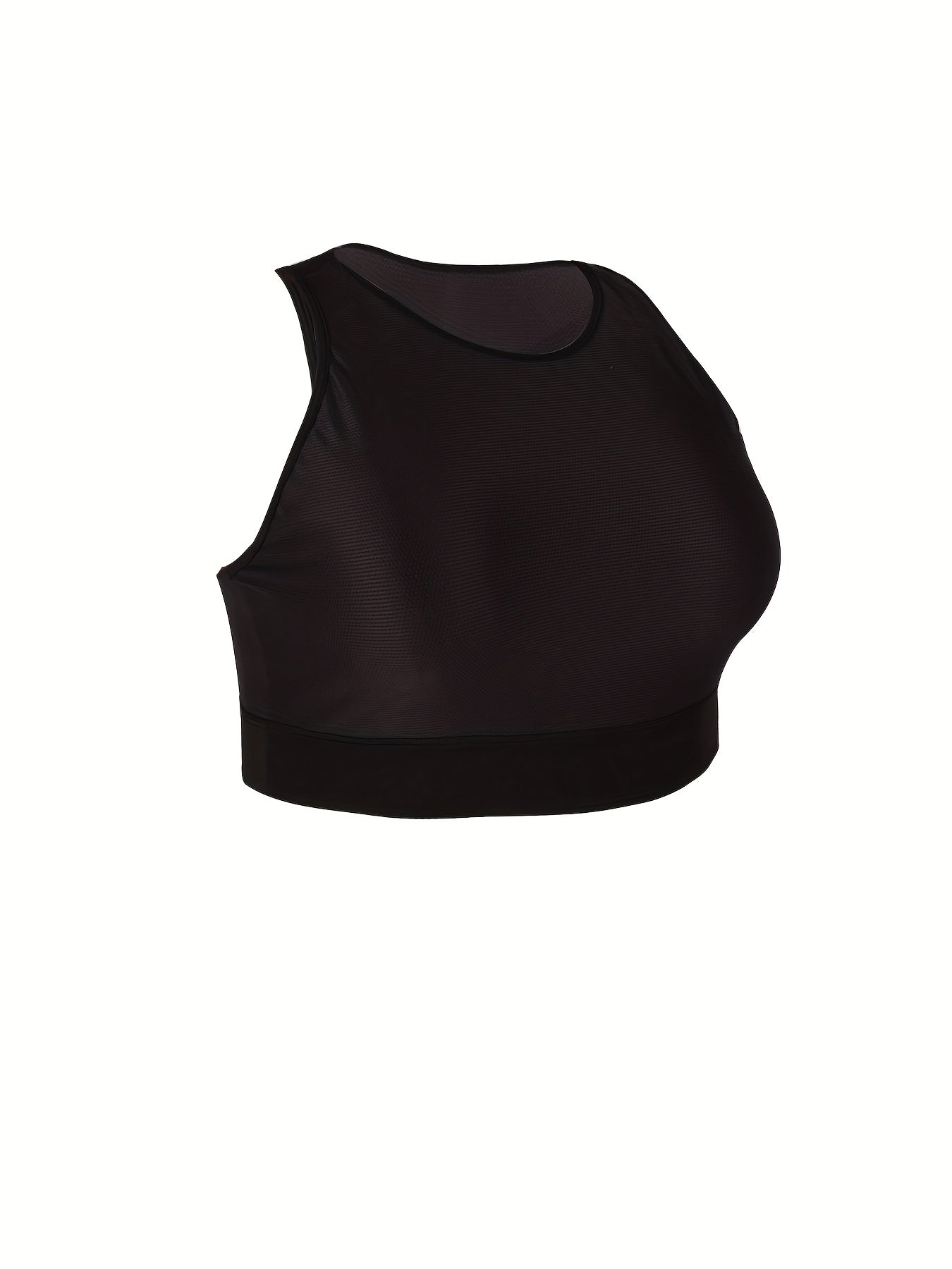 Sports Bra Women's Plus Racer Back Mesh Yoga Running Bra