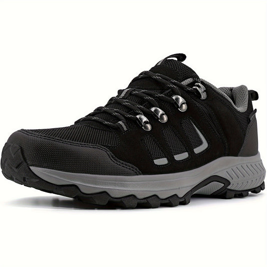 Men's Durable Hiking Boots Non Slip Lace Up Shoes For Outdoor Activities