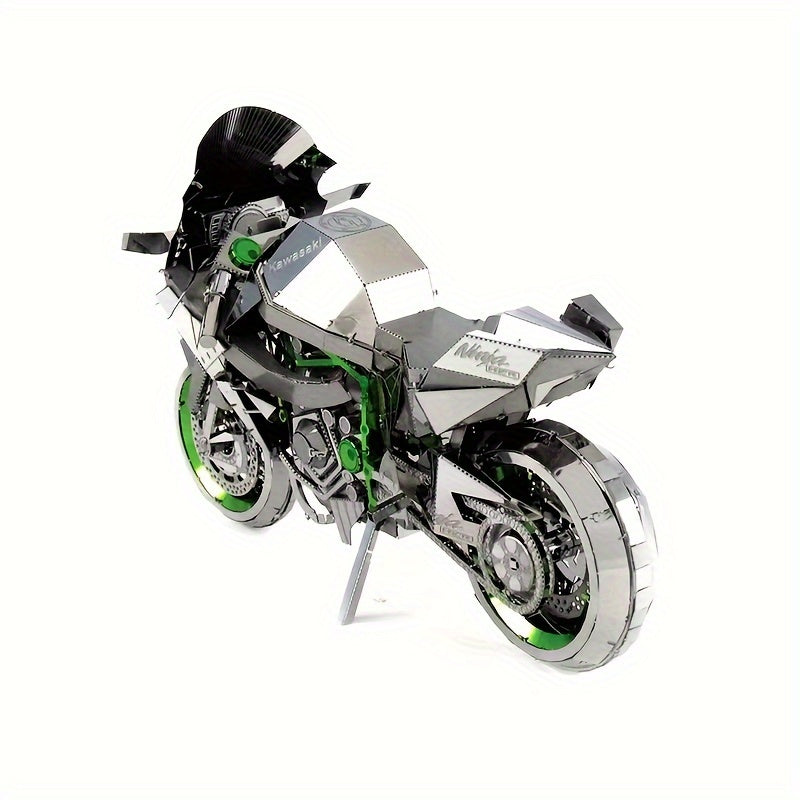 Metal Assembly Model DIY Puzzle Motorcycle Model Gift