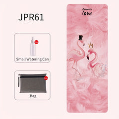 Cartoon Printed Foldable Yoga Mat Non-slip Microfiber Soft Fitness Mat