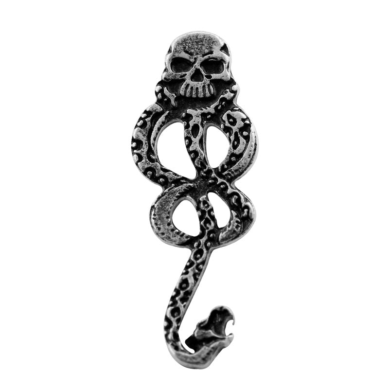 Wizard Lapel Pin Vintage Gothic Accessory for Clothes and Bags
