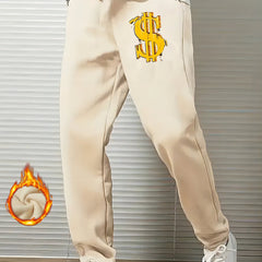 Men's Dollar Graphic Sweatpants Casual Joggers For Fall Winter