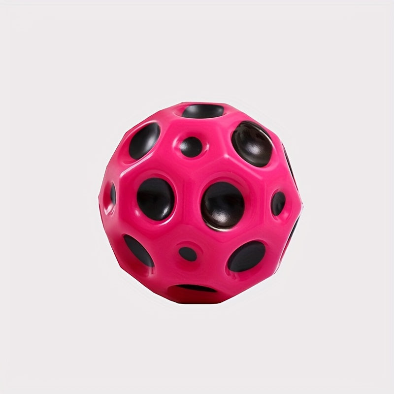 High Resilience Bouncy Ball Moon Shape Indoor Outdoor Toy