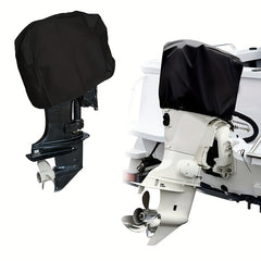 Boat Motor Engine Cover 210D Oxford Cloth Sunscreen Waterproof Protective