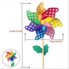 DIY Windmill Toy Rotation Outdoor Classic Toy Garden Decoration