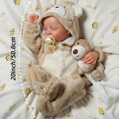 BABESIDE Lifelike Reborn Baby Dolls 20Inch Real Life Baby Dolls with Toy Accesso