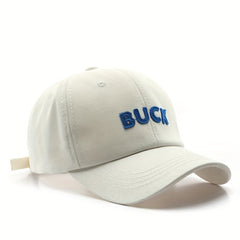 Buck Embroidered Denim Baseball Cap