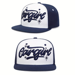 Men's Block Flat Brim Snapback Hat