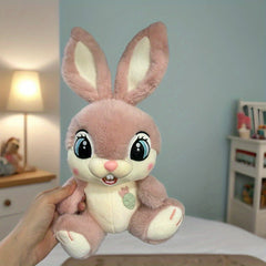 Valentine Bunny Plush Toy - Soft Stuffed Animal - Bedroom Decor Gift