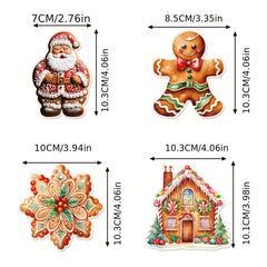 Gingerbread Man Christmas Decoration Pendant Set