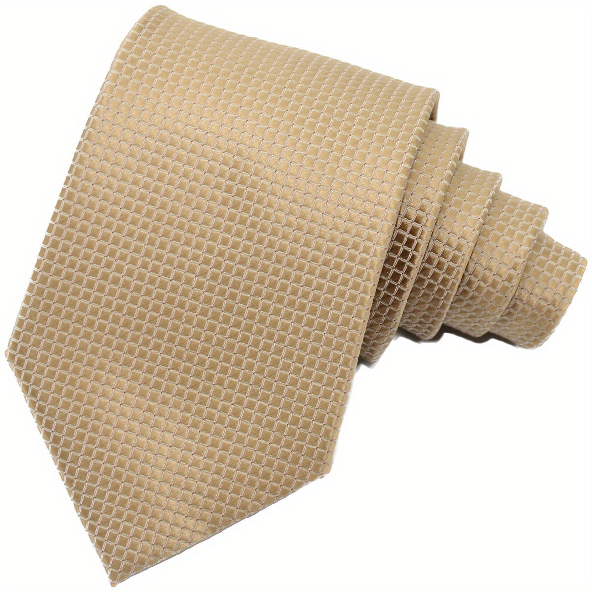 Men's Classic Plaid Style Business Tie in Box Packaging