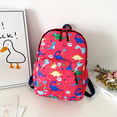 Kids Dino Backpack Large Capacity Lightweight School Bag