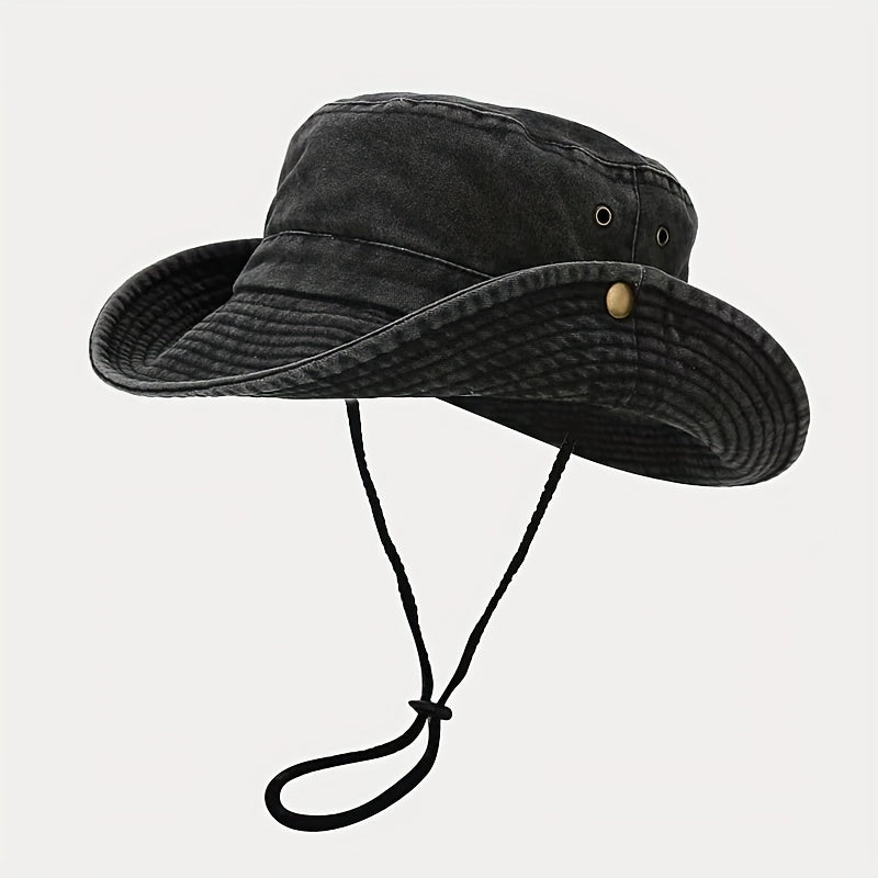 Adjustable Casual Bucket Hat For Daily Use