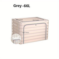 Foldable Storage Bag for Clothes Blankets Quilts Toys - Space Saving Organizer