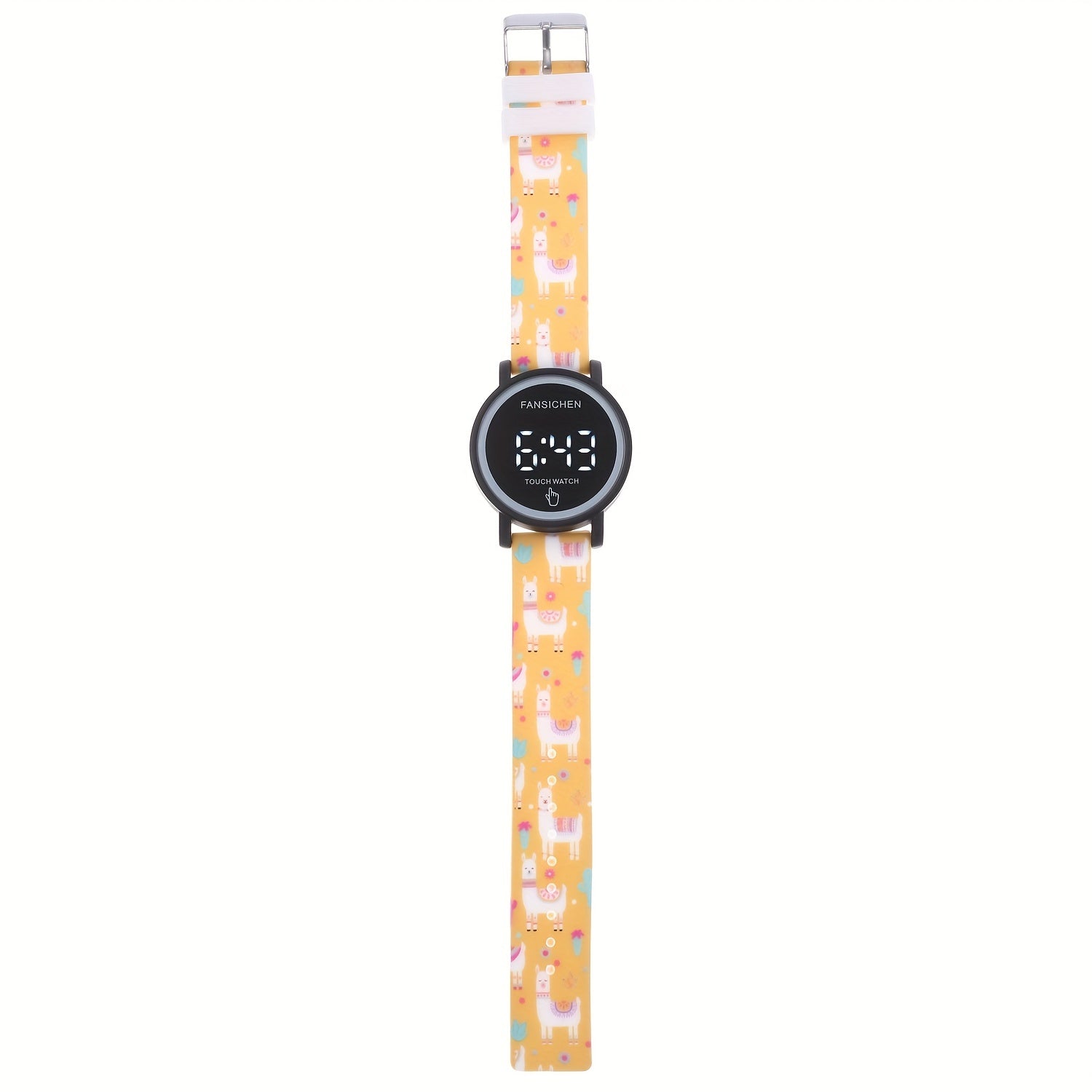 Colorful LED Touchable Sports Electronic Watch for Kids