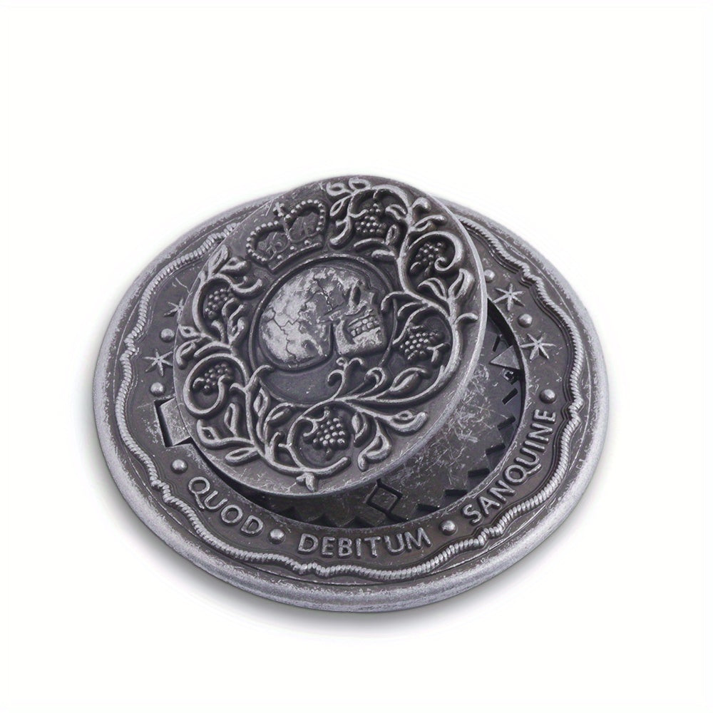 Big Size Blood Oath Marker Coin Retro Carved Pattern Metal Prop Accessories