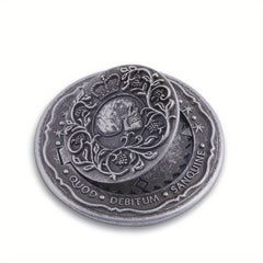 Big Size Blood Oath Marker Coin Retro Carved Pattern Metal Prop Accessories