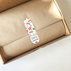 Rectangle Box Seal Sticker Business Packaging Sealing Stickers