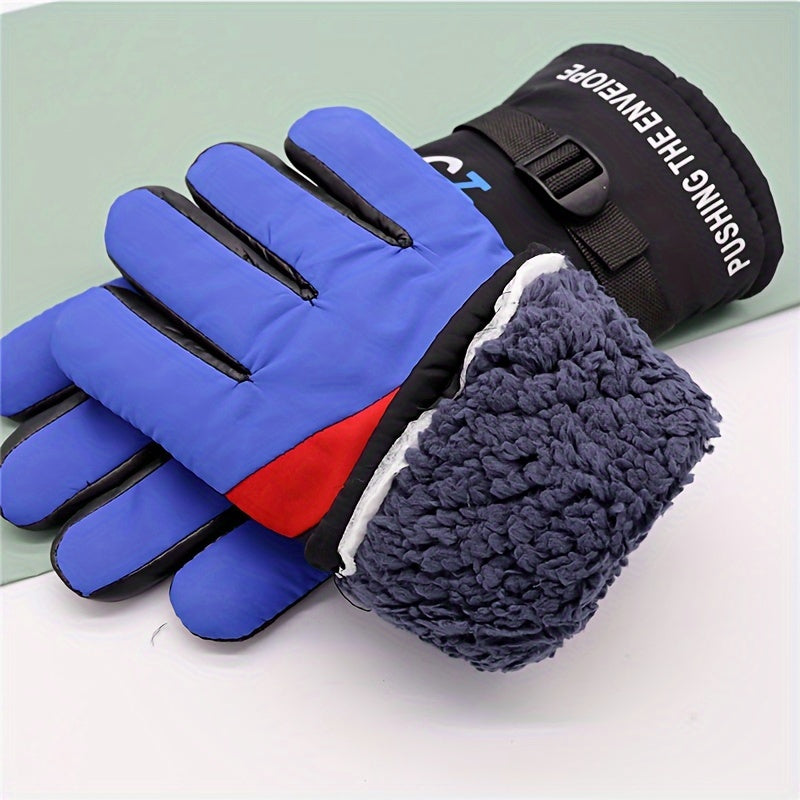 Warm Waterproof Winter Cycling Gloves - Non-slip Motorcycle Gloves