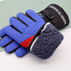 Warm Waterproof Winter Cycling Gloves - Non-slip Motorcycle Gloves