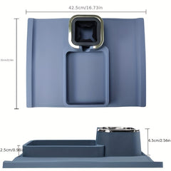 Silicone Cup Holder Coasters for Water Bottle, Spill-proof Drink Storage Tray