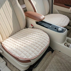 Short Plush Car Warm Seat Cover for Winter - Car Seat Cushion