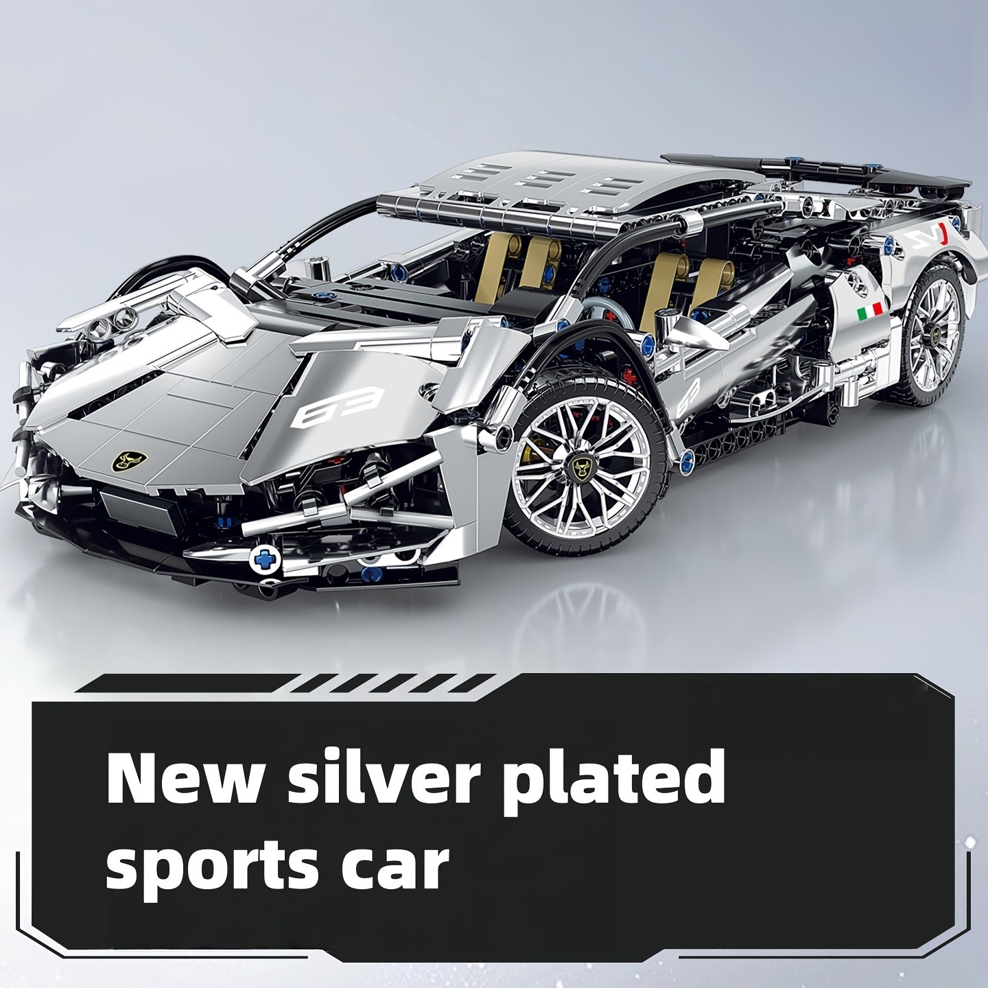 1314pcs Sports Car Building Blocks Set 1:14 Scale Large Model Toy
