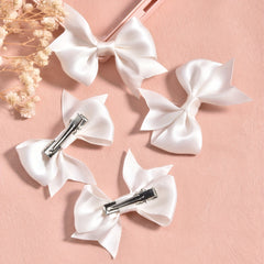4pcs Girls Ribbon Princess Style Hair Clip Gift for Kids
