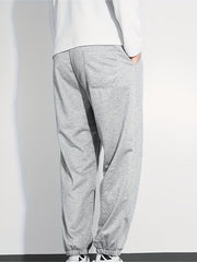 Classic Joggers Men s Casual Solid Drawstring Pants