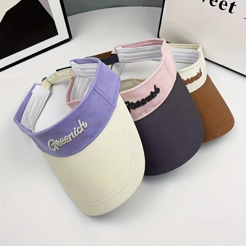 Sun Visor Hat Lightweight Casual Ponytail Baseball Cap