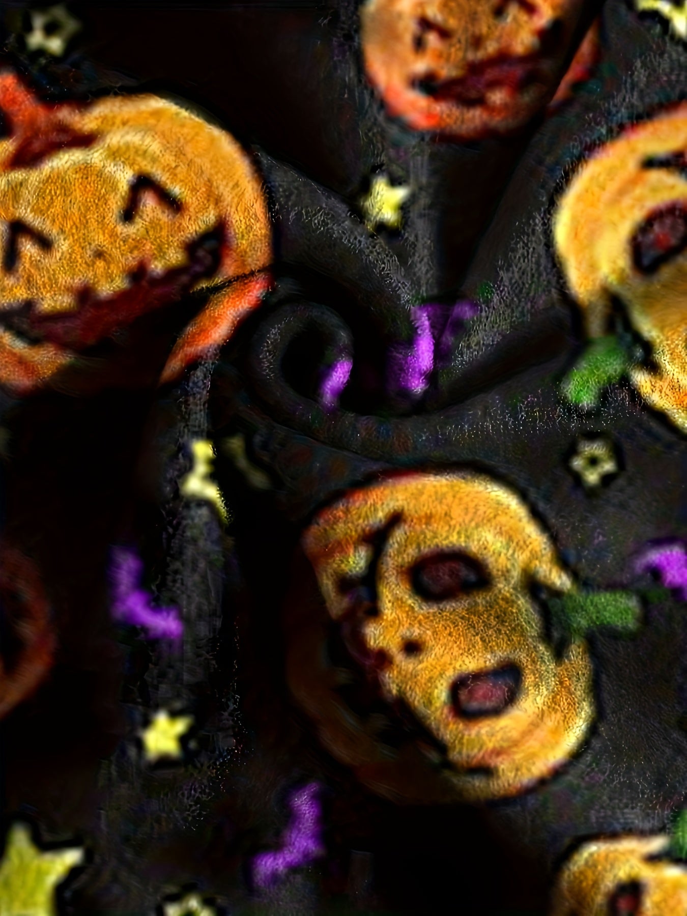 Kids Halloween 2pc Pumpkin Graphic Sets Hoodies Pants