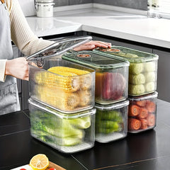 Stackable Food Preservation Box for Refrigerators