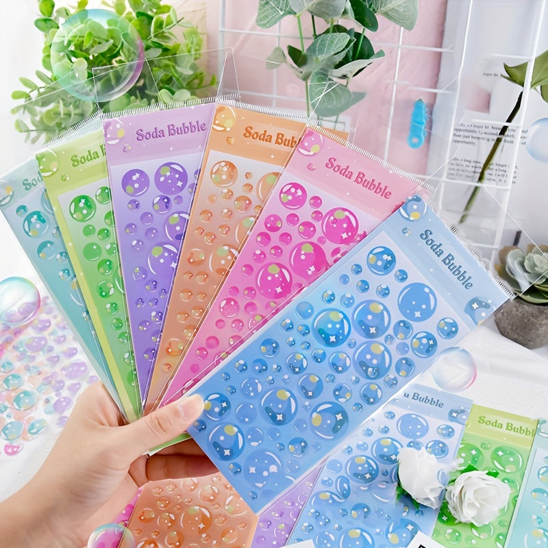 Clear Bubble Pattern Sticker for Craft Decoration