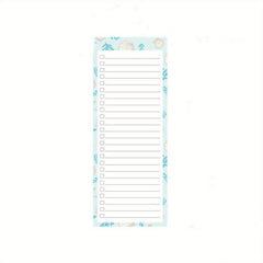 Ocean Theme Magnetic Notepad 60 Sheets To Do List Grocery Shopping Summer Theme