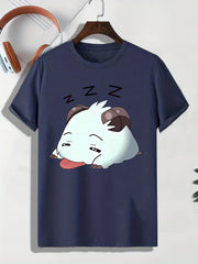 Men's Animal Pattern T shirt Active Stretch Tee