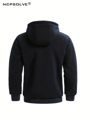Men's Zip Up Warm Jacket and Drawstring Pants