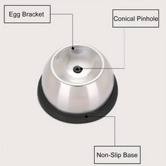 Stainless Steel Egg Needle Manual Boiled Egg Punch Device