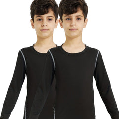 Kids' Long Sleeve Compression Shirts Moisture Wicking Baselayer