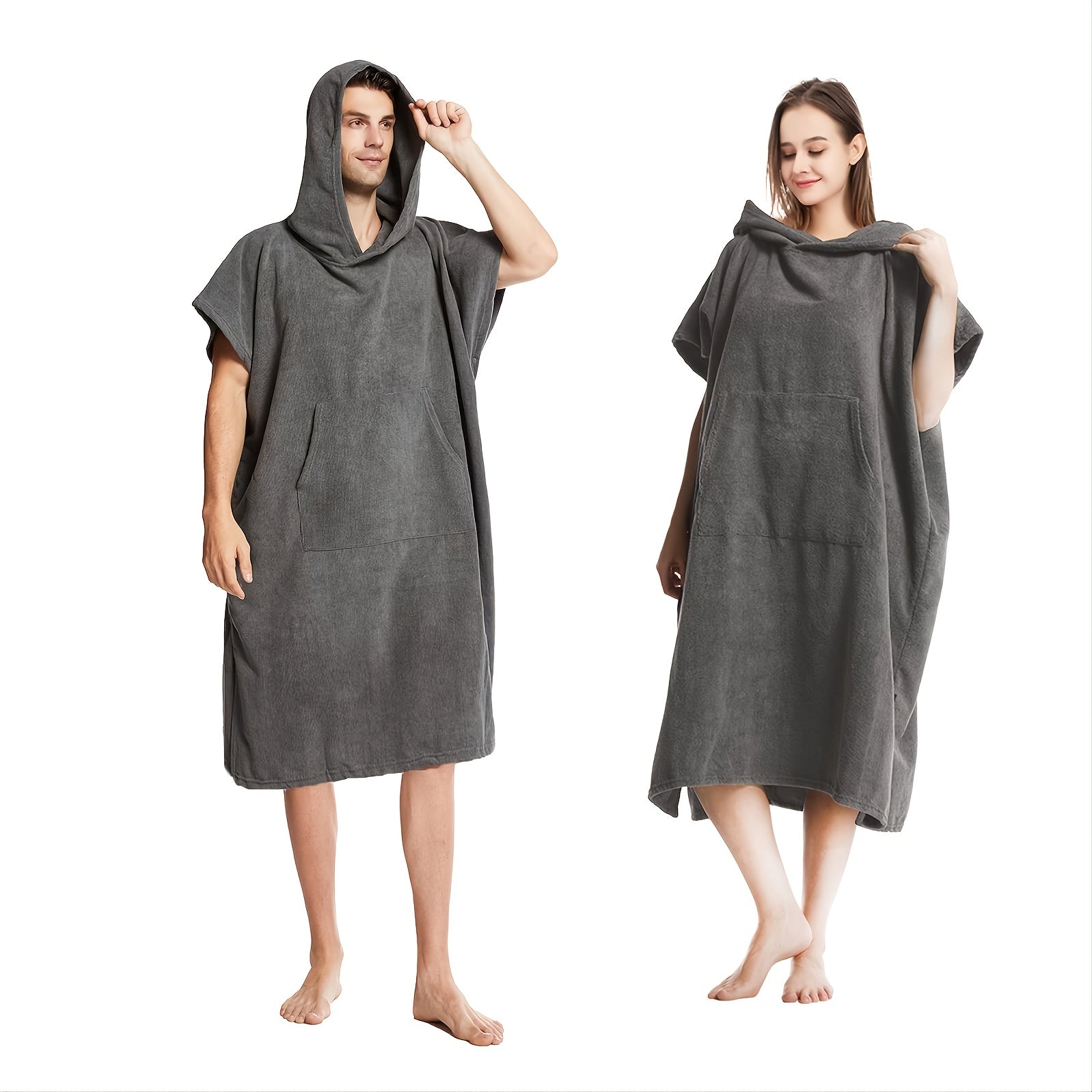 Quick Dry Changing Robe with Hoodie for Surfing