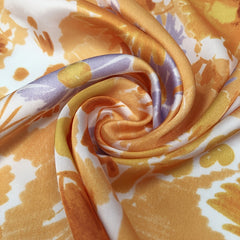 Floral Pattern Printed Vintage Scarves Small Headband Scarf Headscarf