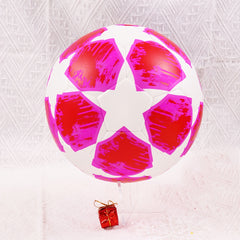 Seamless Soccer Ball With Pump Long-lasting Outdoor Football Halloween Gift