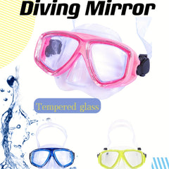 PVC Snorkeling Mask with Tempered Glass Lens