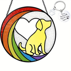Rainbow Bridge Dog Memorial Hanging Ornament Acrylic Sympathy Gift