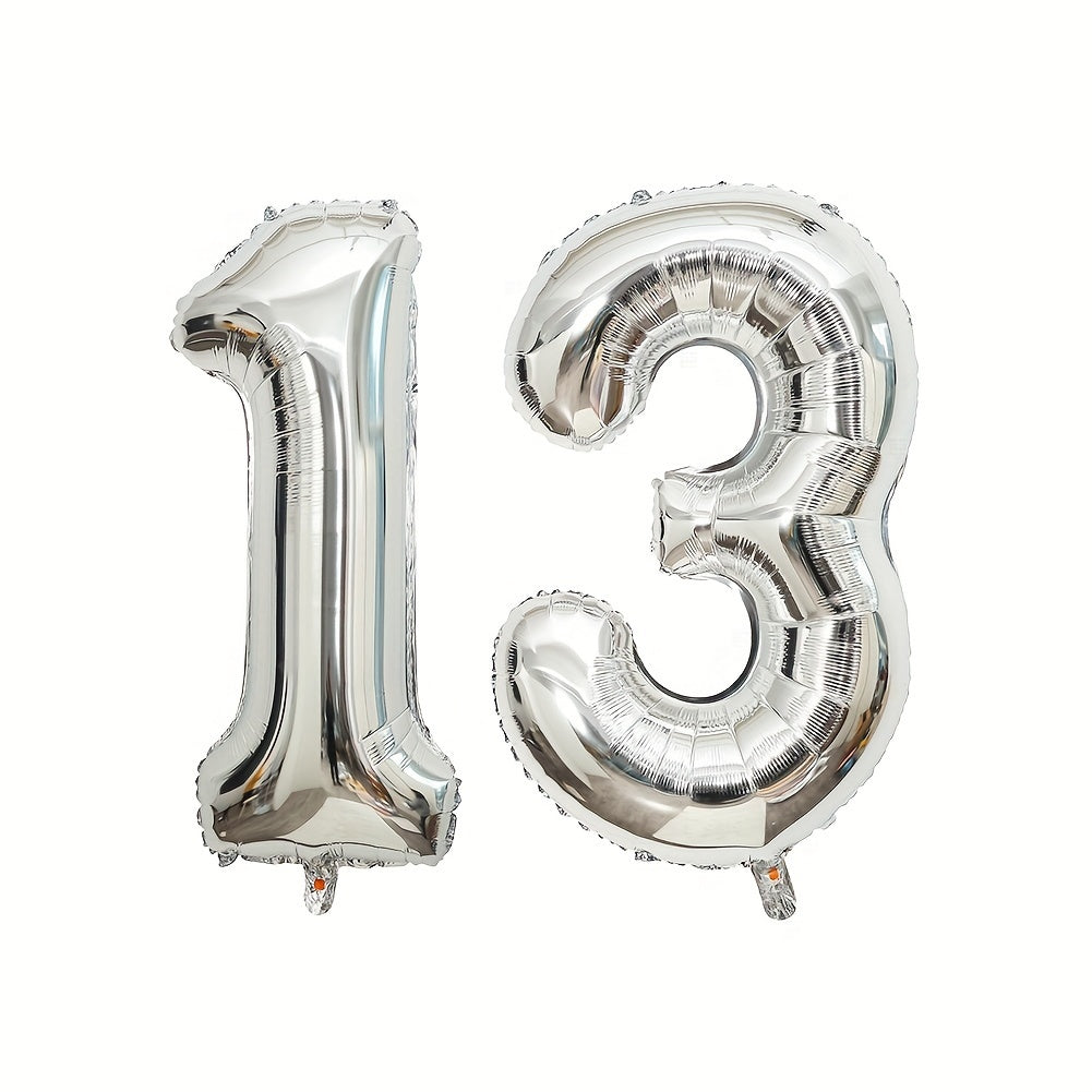 2pcs 81 28 Cm Number Foil Balloons Birthday Party Decor Supplies