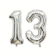 2pcs 81 28 Cm Number Foil Balloons Birthday Party Decor Supplies